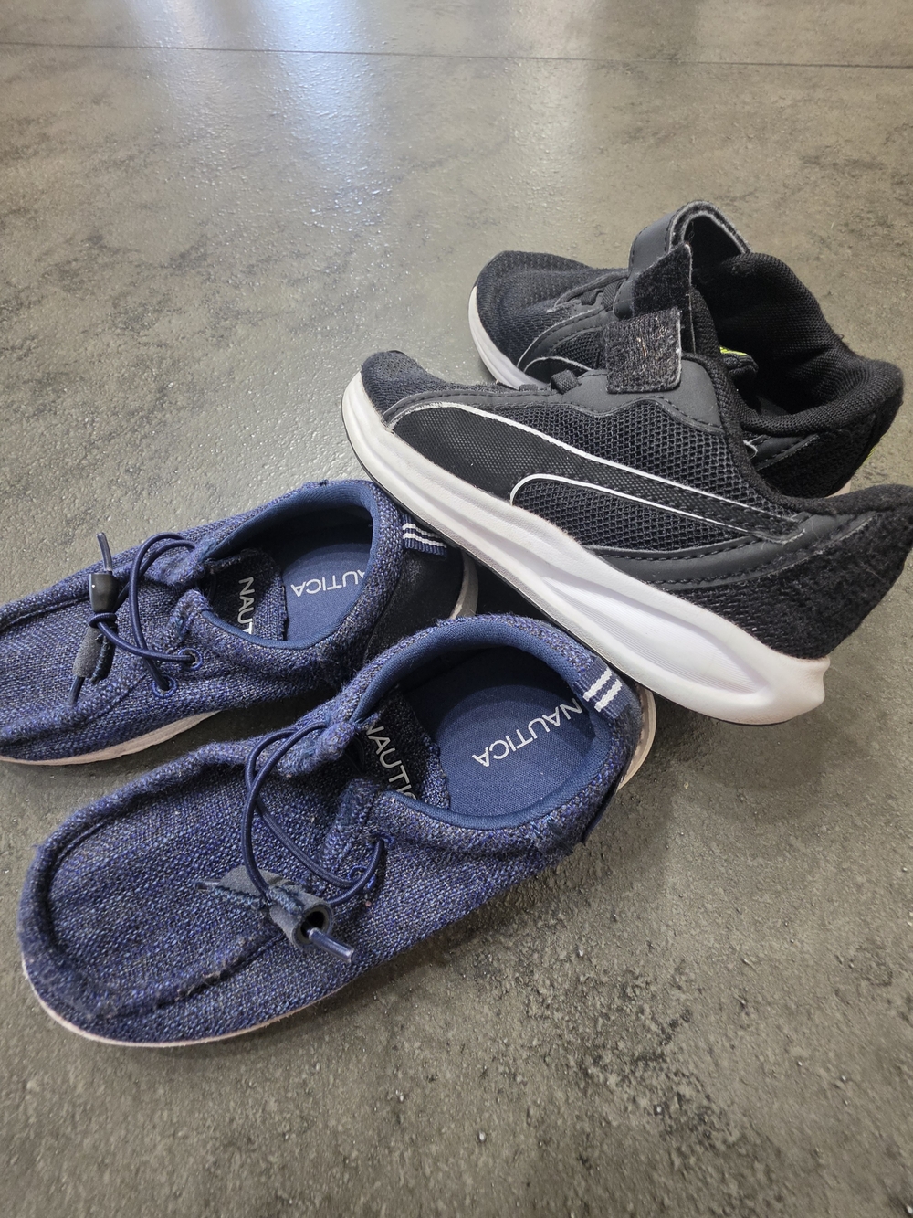 Nautica Navy Kids Casual Slip-On Shoes For Both